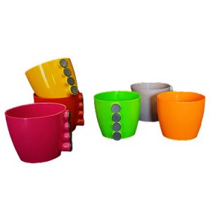 4.3 inch (9 cm) Magnet Pot (Set of 3)